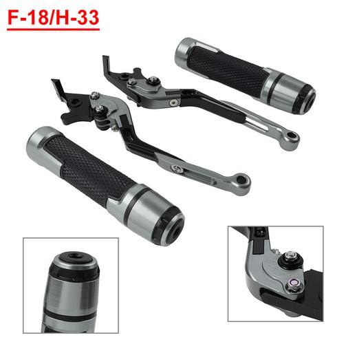 Lenkergriffe sets grau alu - lenkergriffe,